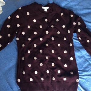 Maroon NY&Co sweater